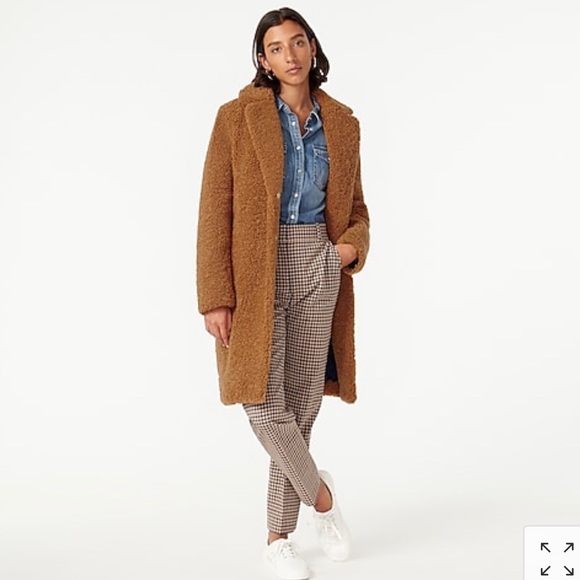 COPY - COPY - NWT J.Crew Teddy Sherpa Coat - Picture 2 of 3